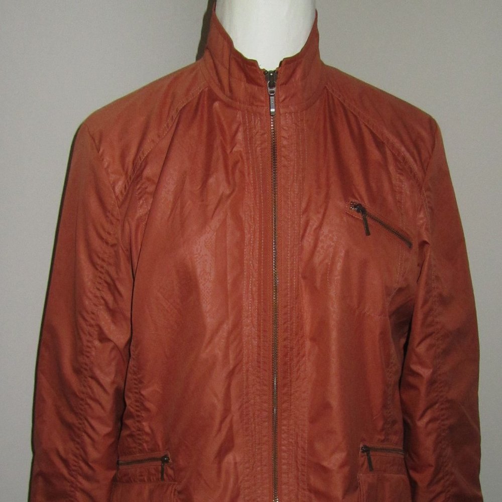 Women's Zenergy by Chico's Orange Jacket Size 2. EUC.